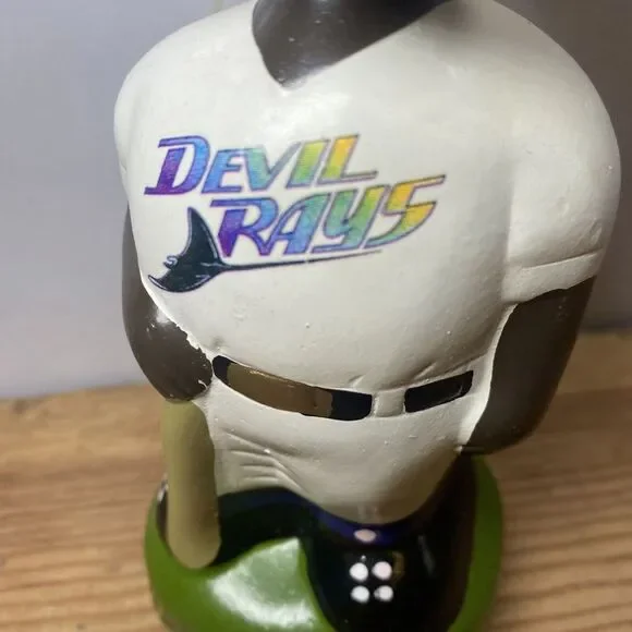 Vintage Tampa Bay Devil Rays Bobblehead TEI 1999 Bat Boy in Uniform MLB Baseball - Picture 8 of 10